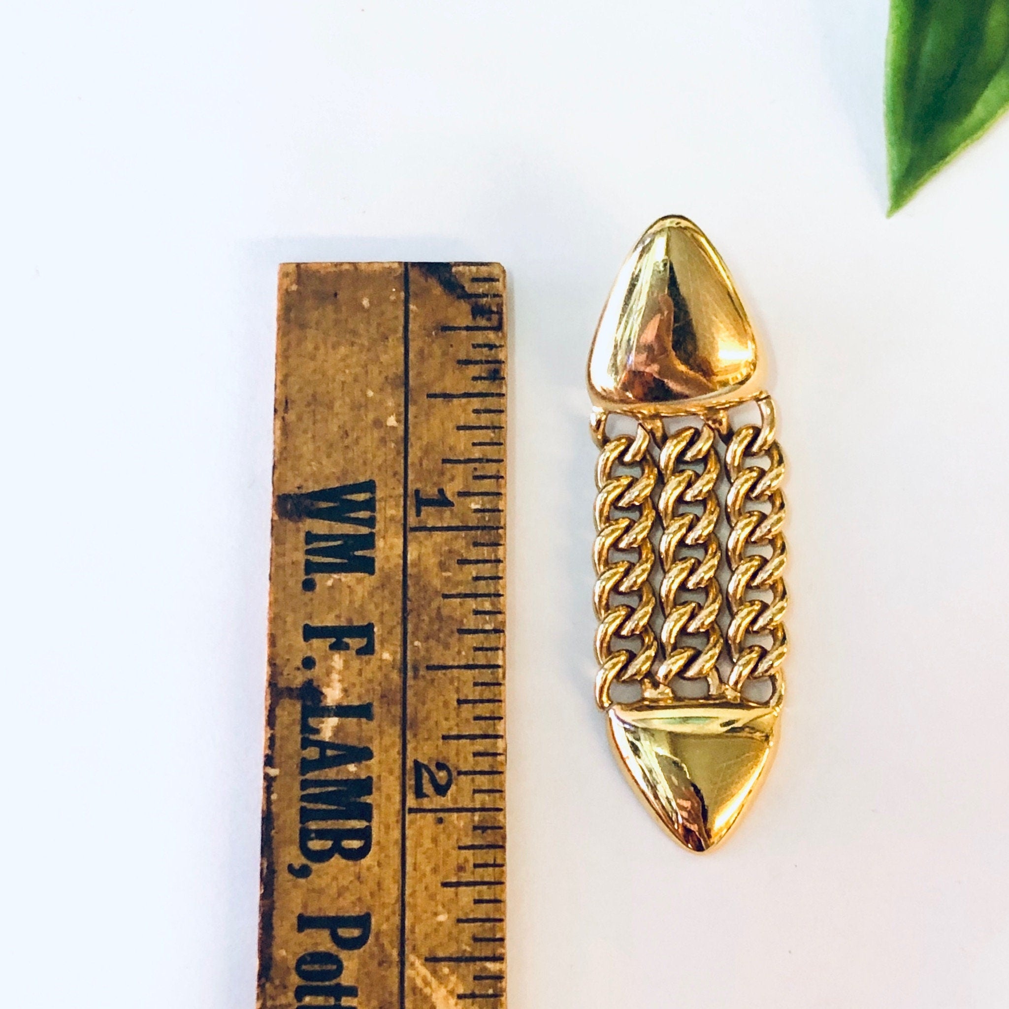 Vintage Earrings, Dangle Earrings, Gold Toned Jewelry, Costume Jewelry, Statement Earrings, Pierced Ears, Chain Link Earrings, Gold Jewelry