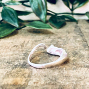 Vintage Ring, Silver Ring, Cat Ring, Cat Jewelry, Skinny Ring, Vintage Jewelry, Kitty Cat Jewelry, Wrap Ring, Unique Ring, Cat Lover, 925