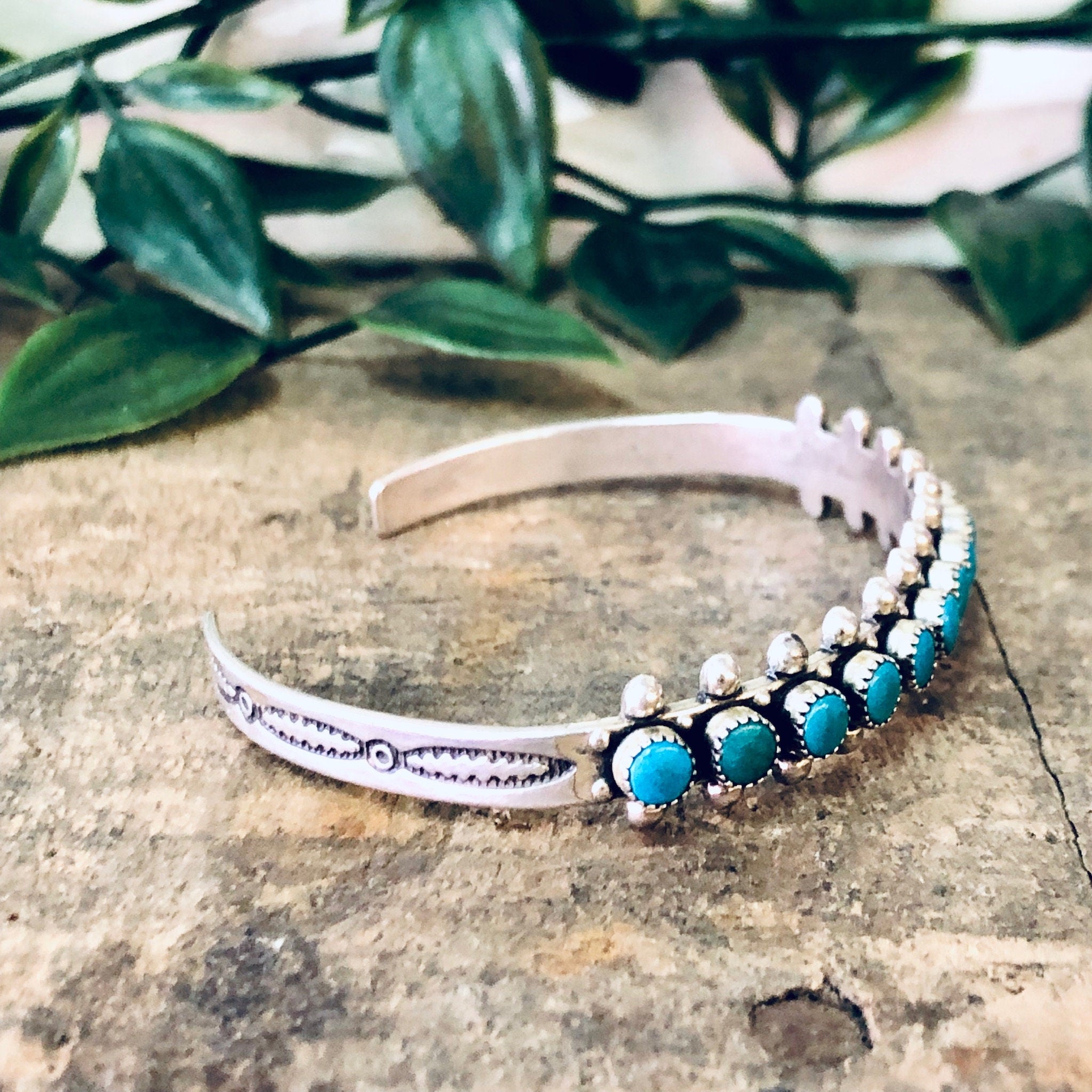 Vintage Bracelet, Cuff Bracelet, Turquoise Bracelet, Turquoise Jewelry, Small Cuff, Silver Bracelet, Silver Cuff, Boho Jewelry, Bohemian 925