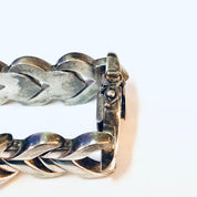 Vintage Bracelet, Silver Bracelet, Link Bracelet, Unique Jewelry, Heart Shaped Bracelet, Made in Italy, Simple Bracelet, Vintage Jewelry,