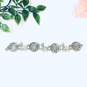 Vintage Bracelet, Repub Peruana Lima, Coin Bracelet, Llama Bracelet, Alpaca Jewelry, Peruvian Coin Bracelet, Vintage Jewelry, Unique Jewelry