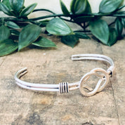 Vintage Bracelet, Silver Bracelet, Knot Bracelet, Celtic Knot Cuff, Cuff Bracelet, Silver Cuff, Unique Jewelry, Simple Jewelry, 925 Cuff