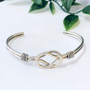 Vintage Bracelet, Silver Bracelet, Knot Bracelet, Celtic Knot Cuff, Cuff Bracelet, Silver Cuff, Unique Jewelry, Simple Jewelry, 925 Cuff