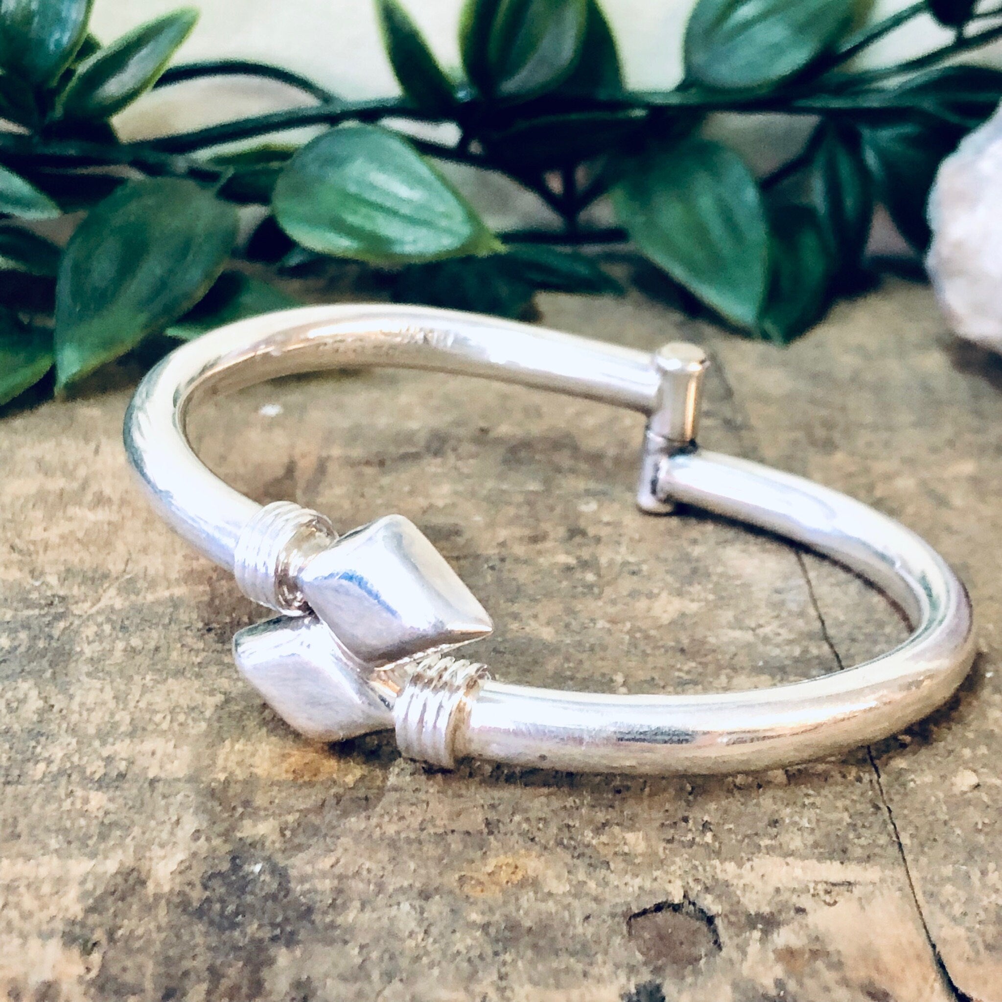 Vintage Bracelet, Silver Bracelet, Vintage Bangle, Bangle Bracelet, Diamond Pattern, Diamond Shape, Unique Jewelry, Hinged Bracelet, 925