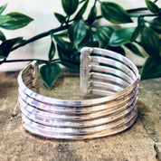 Vintage Bracelet, Silver Bracelet, Cuff Bracelet, Unique Jewelry, Vintage Jewelry, Sterling Silver Cuff, Cut Out Bracelet, 925 Bracelet, 925