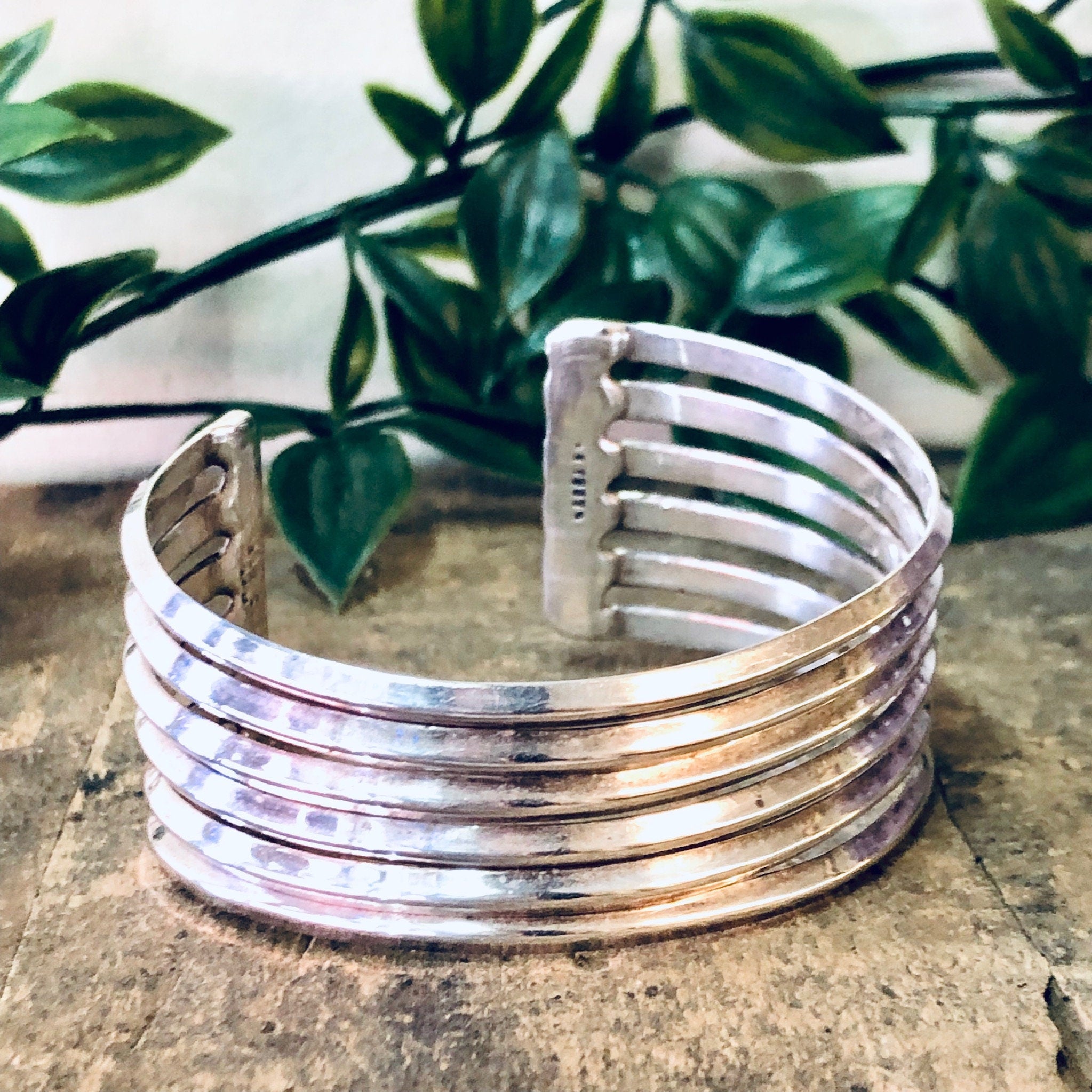 Vintage Bracelet, Silver Bracelet, Cuff Bracelet, Unique Jewelry, Vintage Jewelry, Sterling Silver Cuff, Cut Out Bracelet, 925 Bracelet, 925