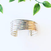 Vintage Bracelet, Silver Bracelet, Cuff Bracelet, Unique Jewelry, Vintage Jewelry, Sterling Silver Cuff, Cut Out Bracelet, 925 Bracelet, 925
