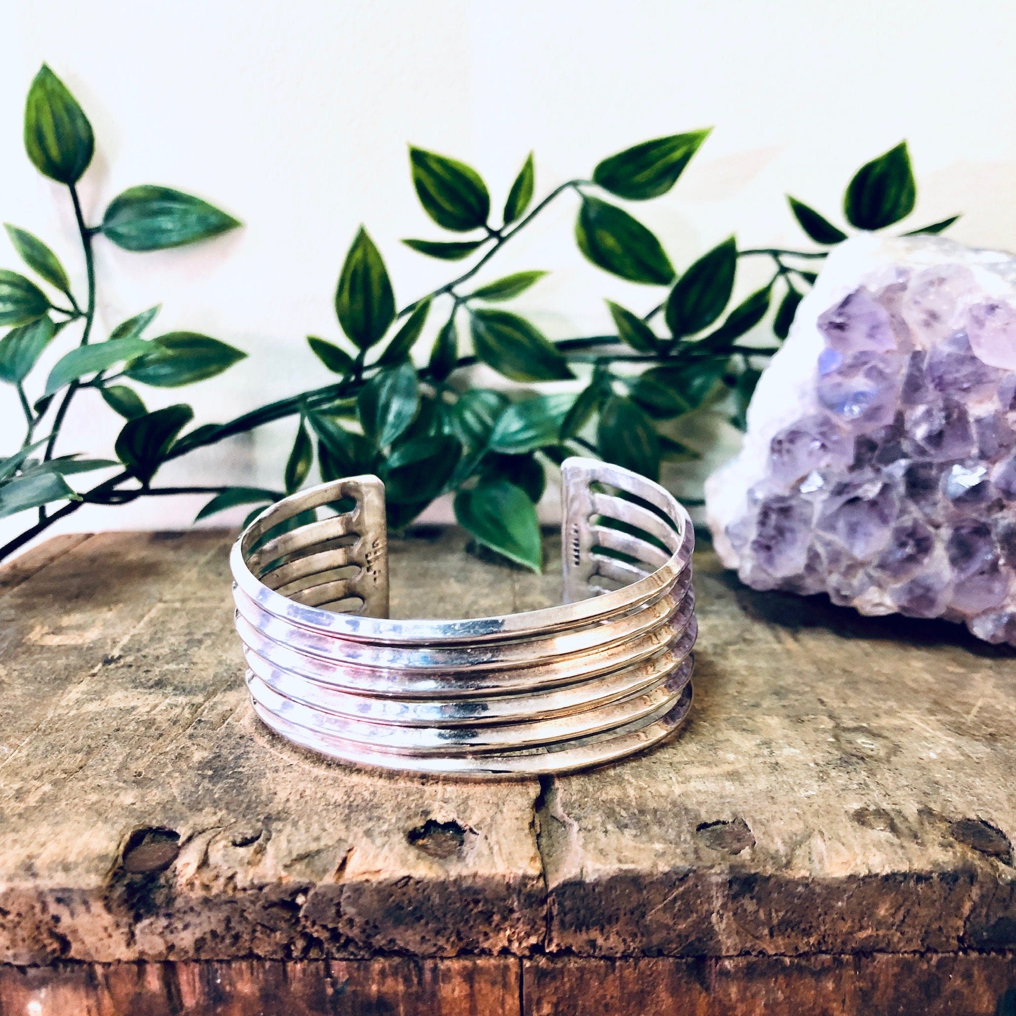 Vintage Bracelet, Silver Bracelet, Cuff Bracelet, Unique Jewelry, Vintage Jewelry, Sterling Silver Cuff, Cut Out Bracelet, 925 Bracelet, 925