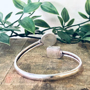 Vintage Bracelet, Bangle Bracelet, Silver bracelet, Blue Lapis Jewelry, Lapis Bangle, Silver Bangle, Blue and Silver, Spiral Cuff, 925 Blue