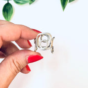 Vintage Ring, Silver Ring, Cut Out Ring, Unique Jewelry, Vintage Jewelry, Statement Jewelry, Thumb Ring, Large Ring, 925 Ring, Gift Idea