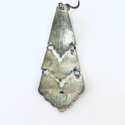 Vintage Earrings, Silver Earrings, Turquoise Earrings, Dangle Earrings, Drop Earrings, Silver and Blue, Vintage Jewelry, 925 Earrings, Blue