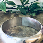 Vintage Bracelet, Silver Bracelet, Silver Bangle, Simple Jewelry, Statement Jewelry, Stacking Bracelet, Vintage Jewelry, Thick Bracelet, 925