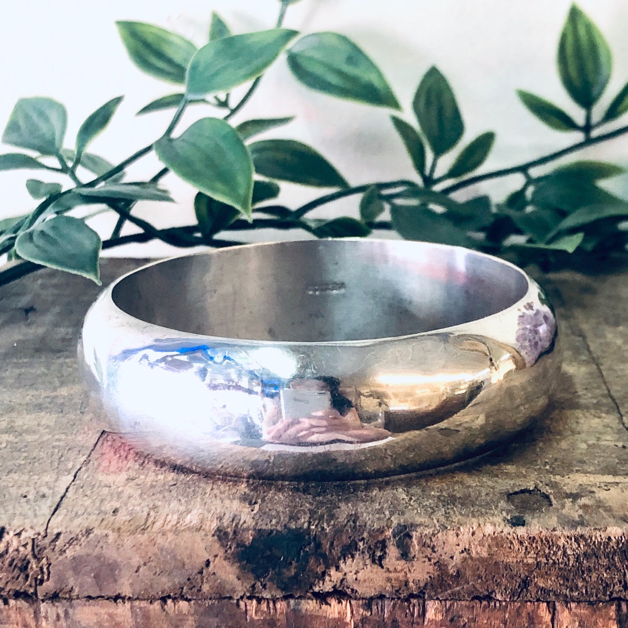 Vintage Bracelet, Silver Bracelet, Silver Bangle, Simple Jewelry, Statement Jewelry, Stacking Bracelet, Vintage Jewelry, Thick Bracelet, 925
