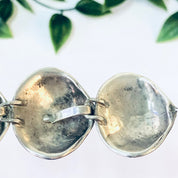 Vintage Bracelet, Link Bracelet, Silver Bracelet, Shell Design Bracelet, Small Bracelet, Vintage Jewelry, Unique Style, Unique Design, 925