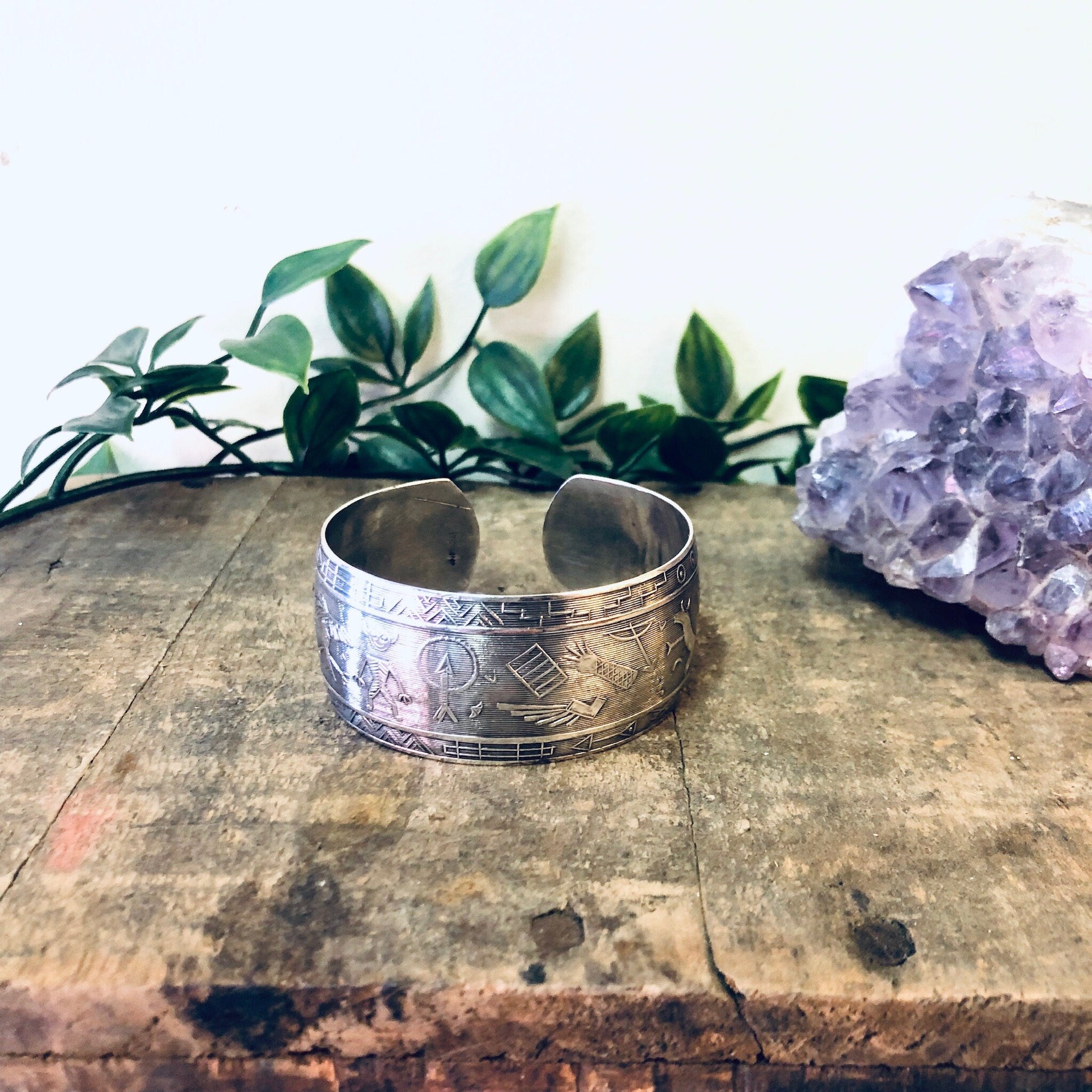 Vintage Bracelet, Cuff Bracelet, Silver Bracelet, Silver Jewelry, Unique Jewelry, Vintage Jewelry, Thick Cuff, Bird Jewelry, 925 Bracelet