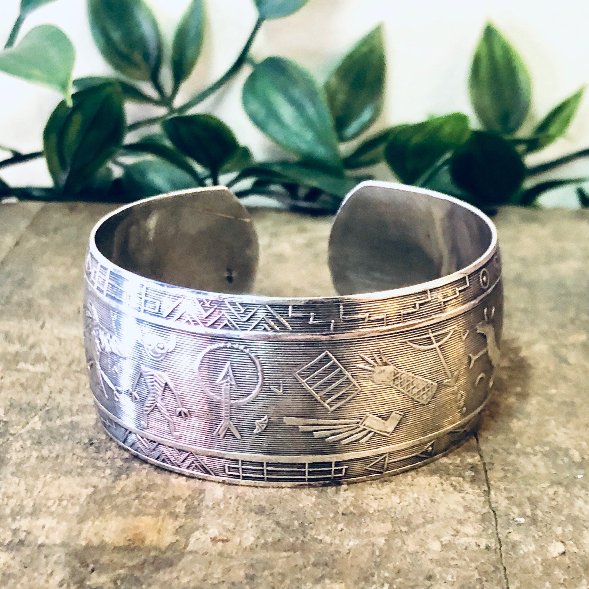 Vintage Bracelet, Cuff Bracelet, Silver Bracelet, Silver Jewelry, Unique Jewelry, Vintage Jewelry, Thick Cuff, Bird Jewelry, 925 Bracelet