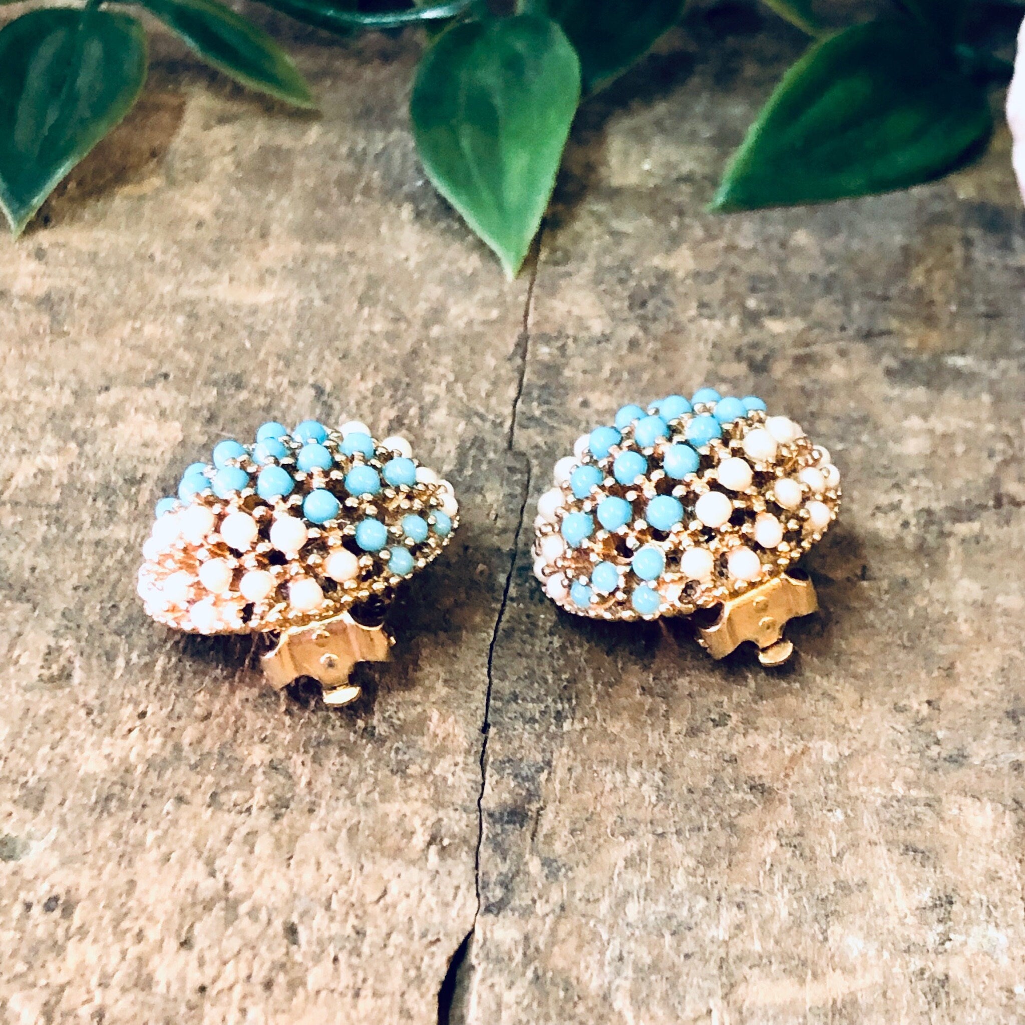 Ciner Clip On Earrings, Vintage Earrings, Clip On Earrings, Signed Ciner Earrings, Ciner Jewelry, Vintage Jewelry, Costume Jewelry, Beaded