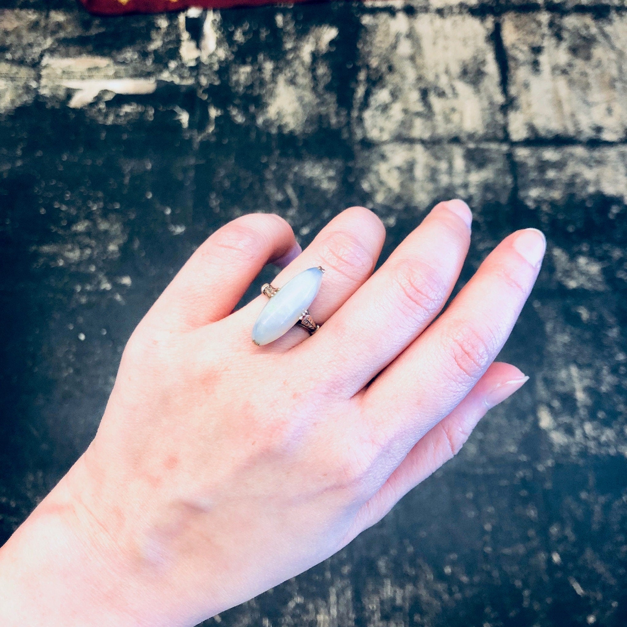 Vintage Ring, Gold Ring, Opal Ring, Opal Jewelry, 14K Gold Ring, Yellow Gold Jewelry, Engagement Ring, October Birthstone, Vintage Jewelry