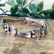 Vintage Bracelet, Link Bracelet, Abalone Jewelry, Abalone Bracelet, Vintage Jewelry, Silver Bracelet, Unique Jewelry, Shell Bracelet, 925