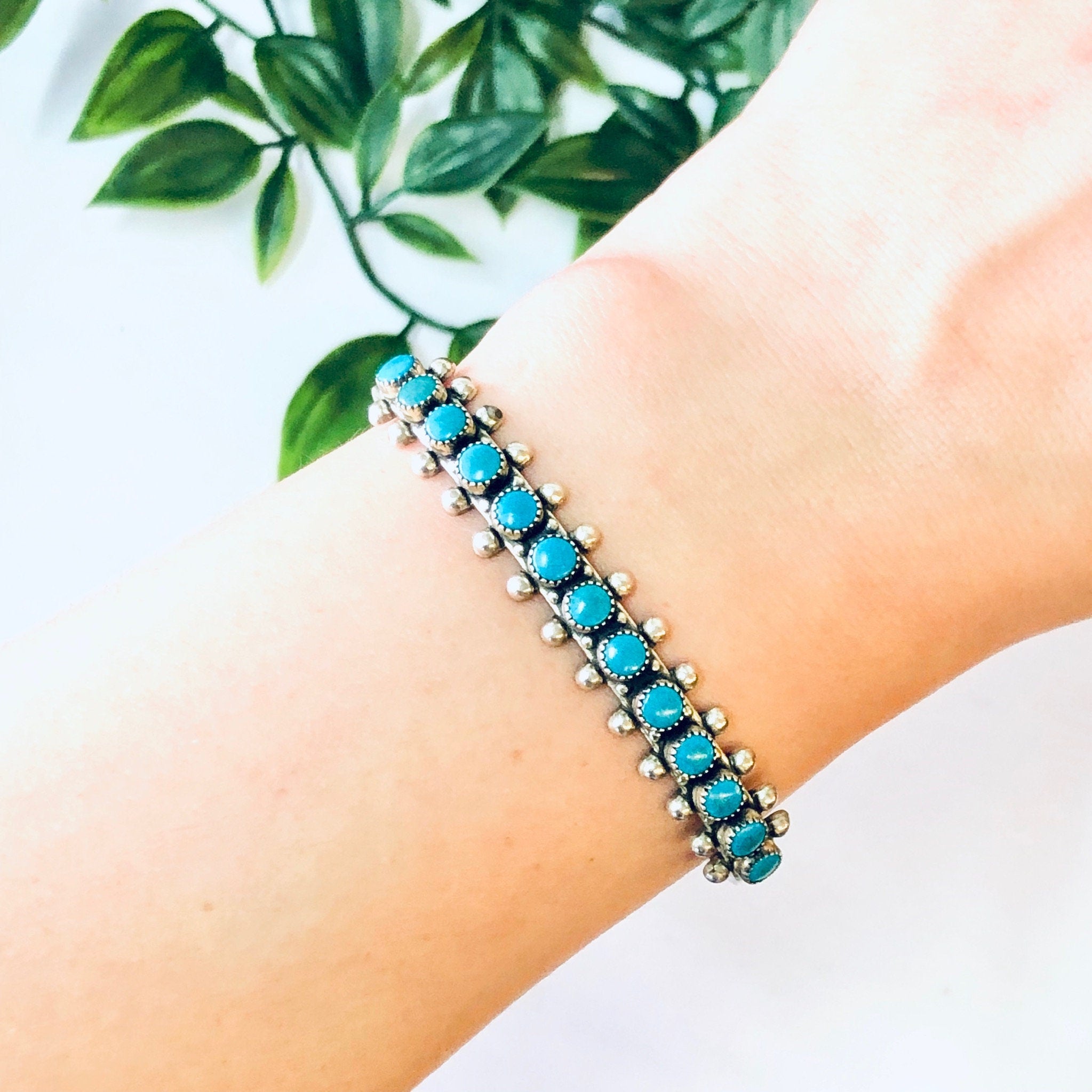 Vintage Bracelet, Cuff Bracelet, Turquoise Bracelet, Turquoise Jewelry, Small Cuff, Silver Bracelet, Silver Cuff, Boho Jewelry, Bohemian 925