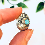 Vintage Earrings, Silver Earrings, Turquoise Jewelry, Vintage Jewelry, Boho Style, Bohemian Jewelry, Silver and Blue, Pierced Ears, Dangle