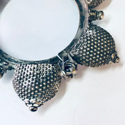 Vintage Bracelet, Silver Bracelet, Bangle Bracelet, India Bracelet, India Silver, Unique Jewelry, Statement Bracelet, Hinged Bracelet, 800