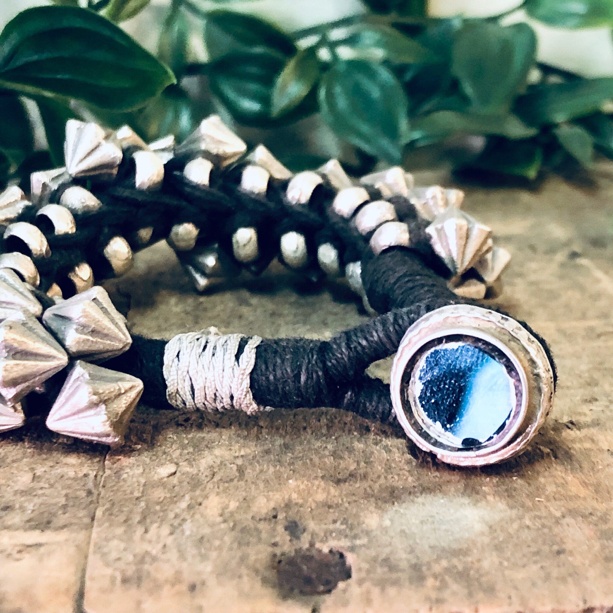 Vintage Bracelet, Beaded Bracelet, India Silver, India Bracelet, Silver Beads, Unique Jewelry, Wrapped Bracelet, Vintage Jewelry, 925 Beads