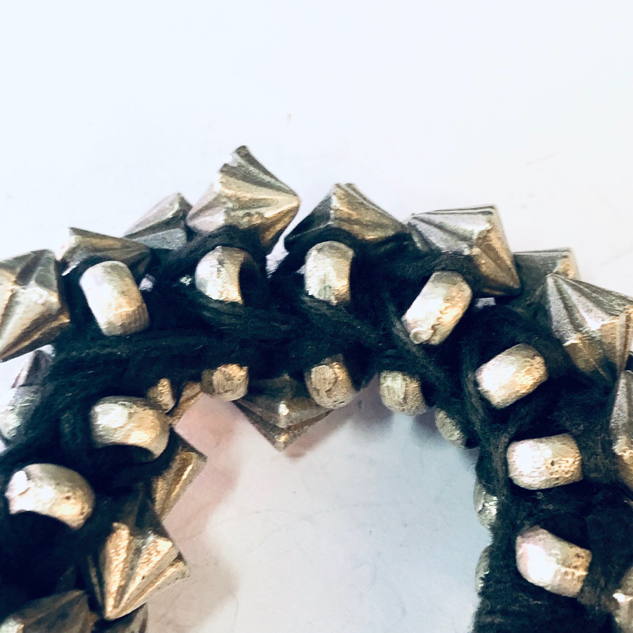 Vintage Bracelet, Beaded Bracelet, India Silver, India Bracelet, Silver Beads, Unique Jewelry, Wrapped Bracelet, Vintage Jewelry, 925 Beads