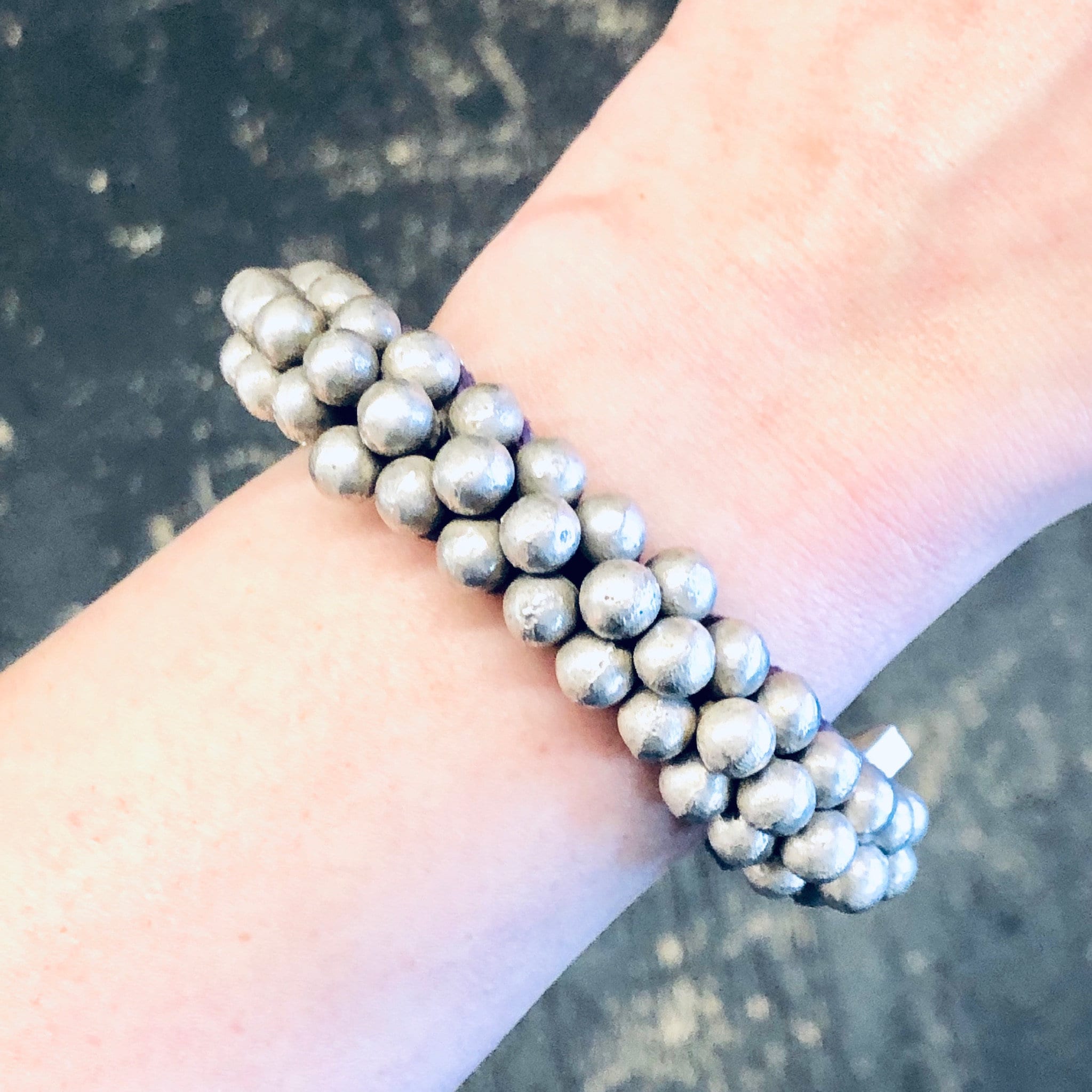Vintage Bracelet, Beaded Bracelet, India Silver, India Bracelet, Vintage Jewelry, Unique Bracelet, Statement Jewelry, Maroon Bracelet, 925