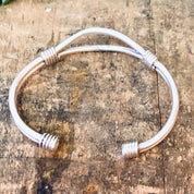 Vintage Bracelet, Silver Bracelet, Cuff Bracelet, Vintage Jewelry, Unique Bracelet, Cut Out Bracelet, Small Cuff, Wrapped Silver, 925 Cuff
