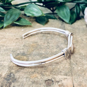 Vintage Bracelet, Silver Bracelet, Knot Bracelet, Celtic Knot Cuff, Cuff Bracelet, Silver Cuff, Unique Jewelry, Simple Jewelry, 925 Cuff