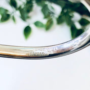 Vintage Bracelet, Silver Bracelet, Vintage Bangle, Bangle Bracelet, Diamond Pattern, Diamond Shape, Unique Jewelry, Hinged Bracelet, 925