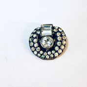 Vintage Earrings, Clip On Earrings, Art Deco Jewelry, Rhinestone Earrings, Clip Earrings, Unique Jewelry, Vintage Jewelry, Vintage Jewelry