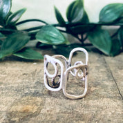 Vintage Ring, Silver Ring, Cut Out Ring, Unique Jewelry, Vintage Jewelry, Statement Jewelry, Thumb Ring, Large Ring, 925 Ring, Gift Idea