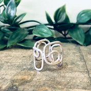 Vintage Ring, Silver Ring, Cut Out Ring, Unique Jewelry, Vintage Jewelry, Statement Jewelry, Thumb Ring, Large Ring, 925 Ring, Gift Idea