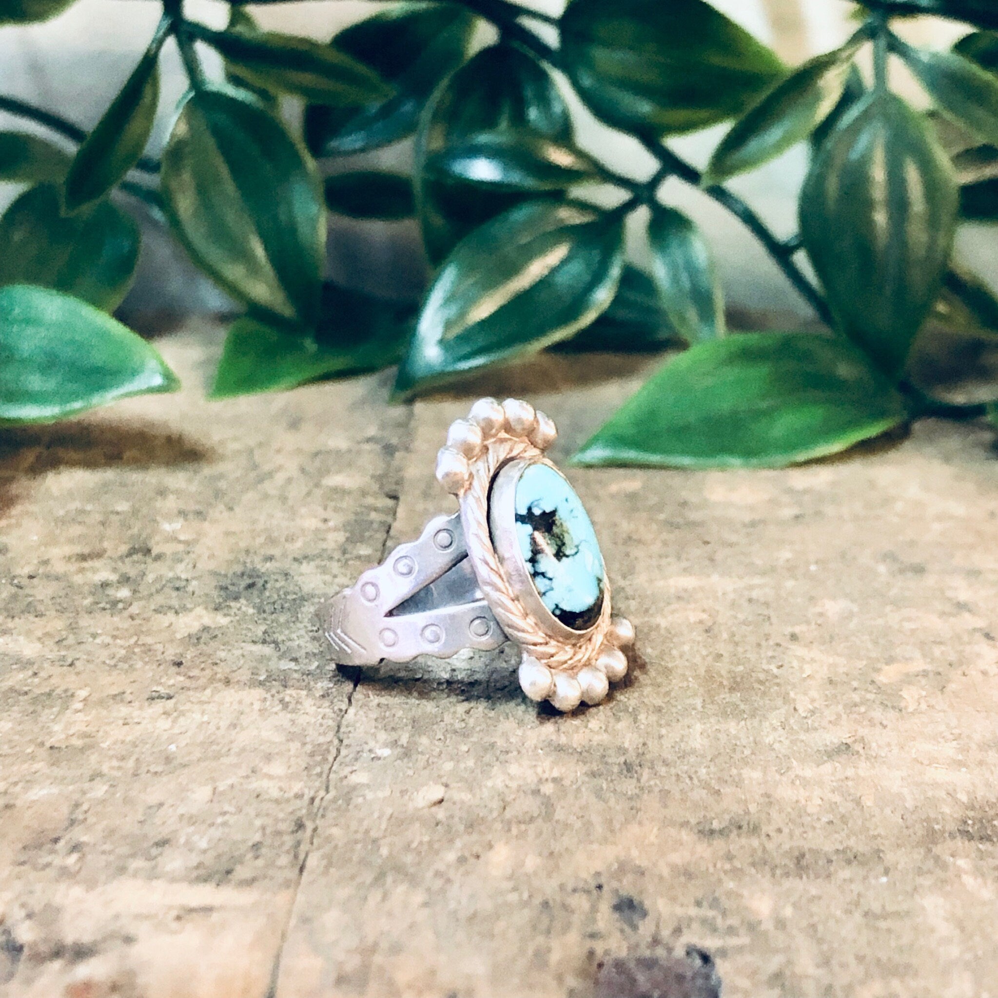Vintage Ring, Silver Ring, Turquoise Jewelry, Unique Jewelry, Blue Jewelry, Blue and Silver, Statement Jewelry, Vintage Jewelry, 925 Ring