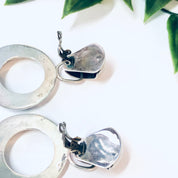 Vintage Earrings, Silver Earrings, Clip On Earrings, Unique Jewelry, Geometric Earrings, Minimalist Style, Funky Jewelry, 925 Earrings