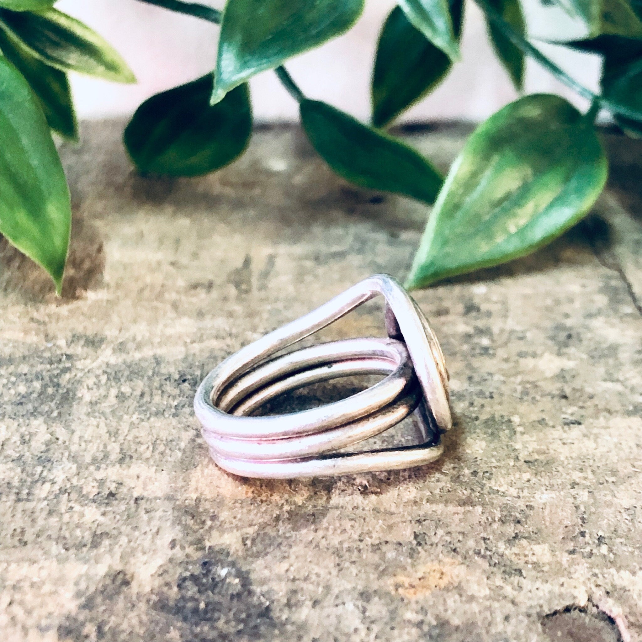 Vintage Ring, Silver Ring, Swirl Ring, Unique Jewelry, Statement Jewelry, Vintage Jewelry, Modernist Ring, Boho Style, Bohemian Jewelry, 925