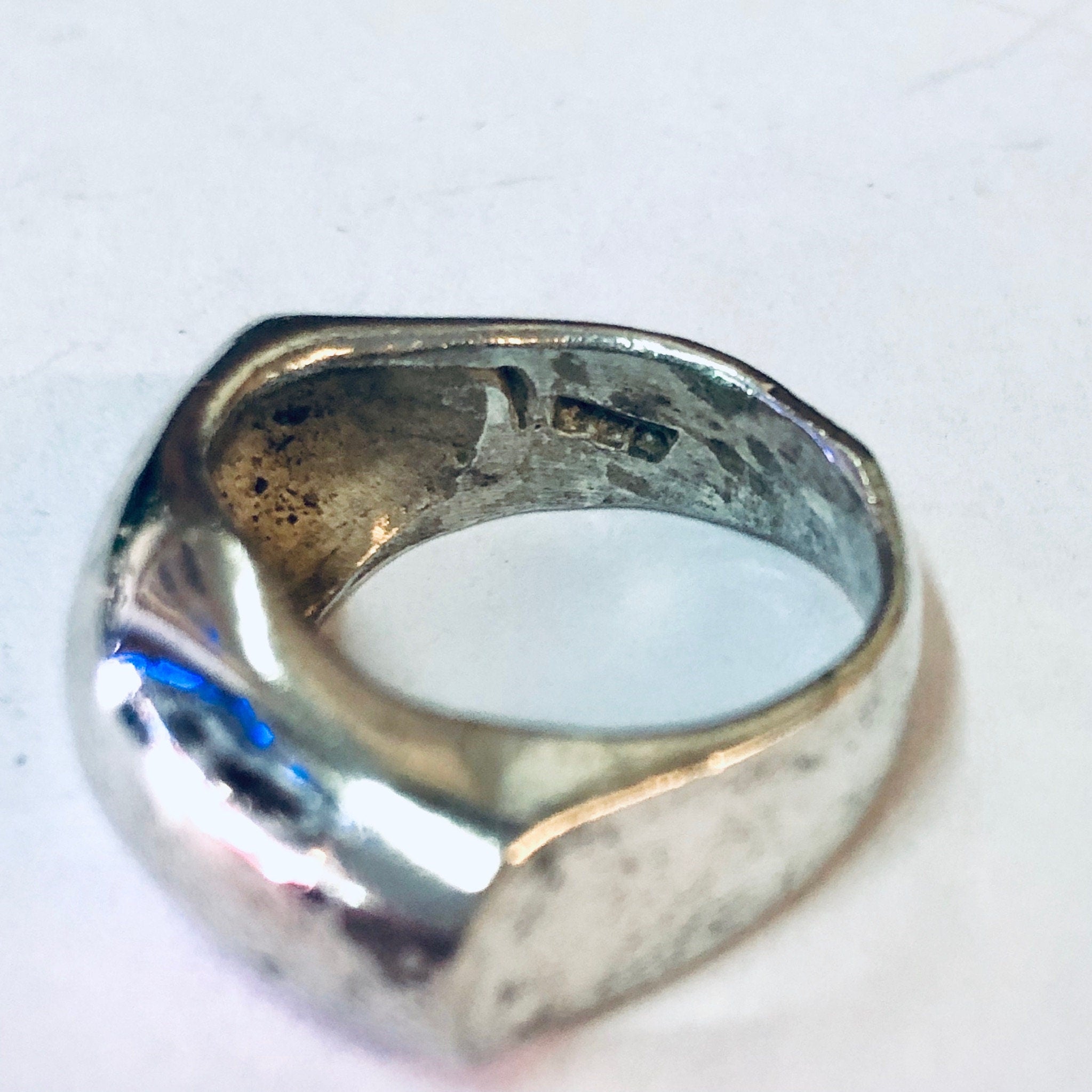Vintage Ring, Silver Ring, Vintage Jewelry, Simple Ring, Abstract Jewelry, Modernist Ring, Modern Style, Statement Ring, Unique Ring, 925
