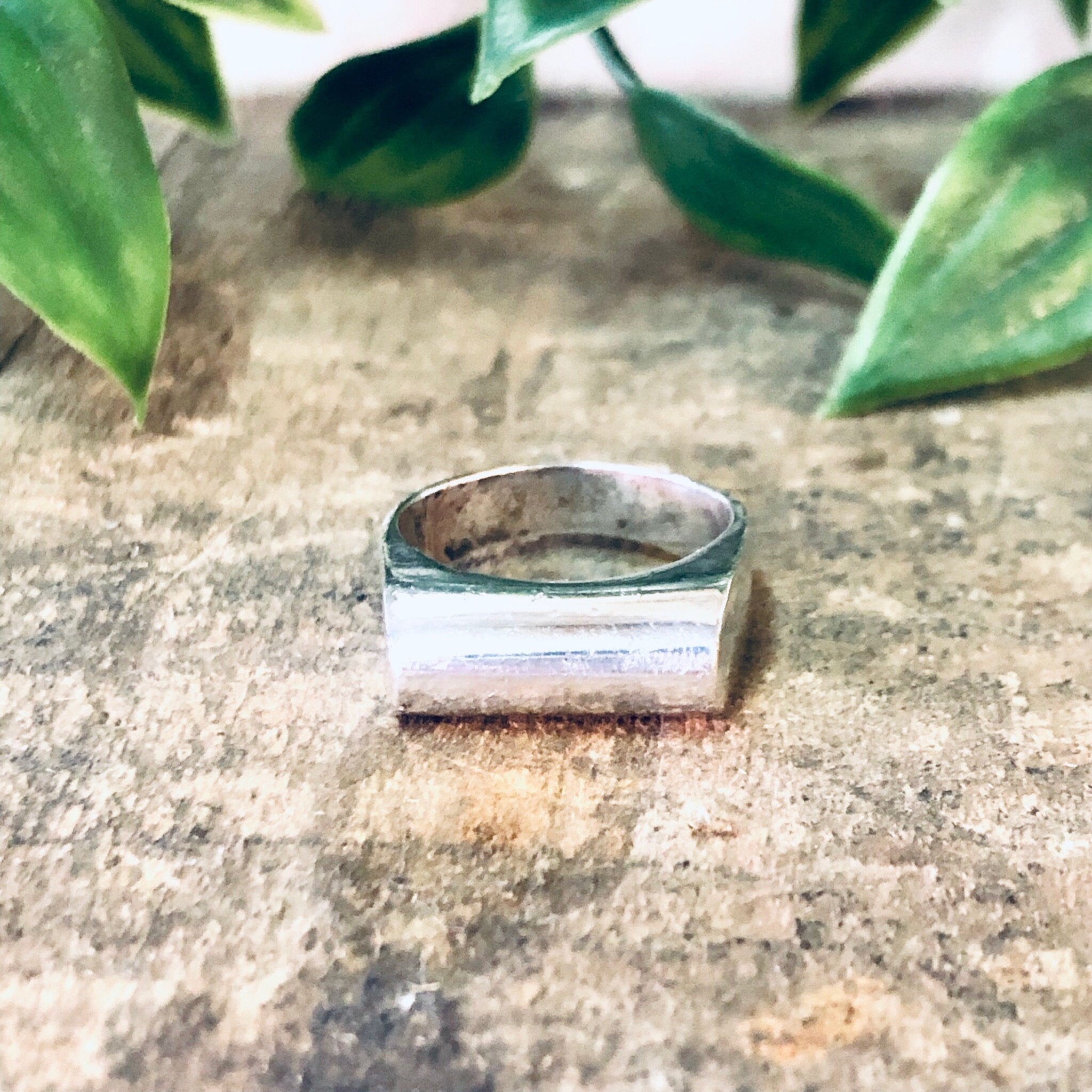 Vintage Ring, Silver Ring, Simple Jewelry, Vintage Jewelry, Band Ring, Modernist Jewelry, Modern Ring, 925 Ring, Sleek Jewelry, Unique Ring