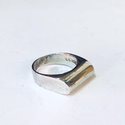 Vintage Ring, Silver Ring, Simple Jewelry, Vintage Jewelry, Band Ring, Modernist Jewelry, Modern Ring, 925 Ring, Sleek Jewelry, Unique Ring