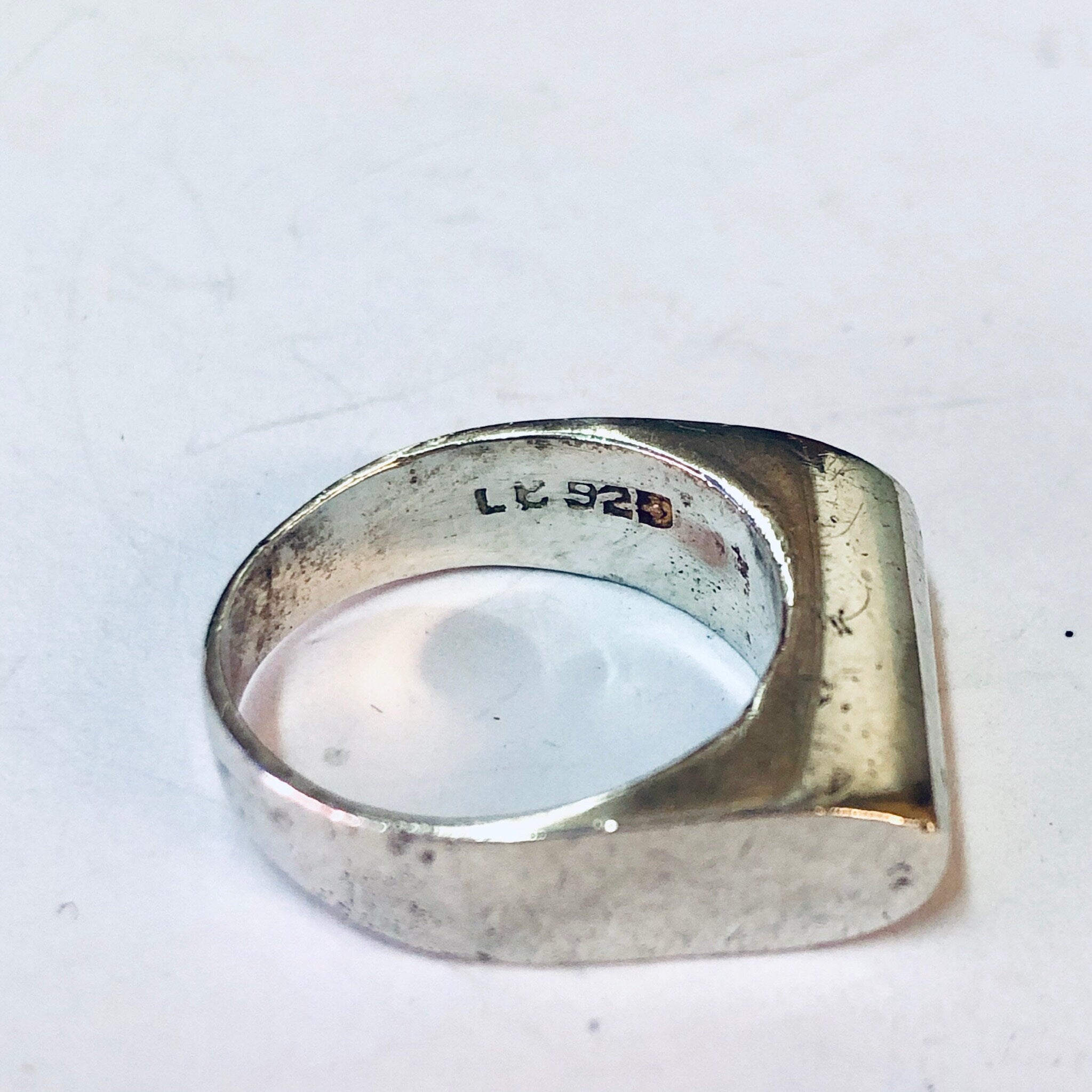 Vintage Ring, Silver Ring, Simple Jewelry, Vintage Jewelry, Band Ring, Modernist Jewelry, Modern Ring, 925 Ring, Sleek Jewelry, Unique Ring