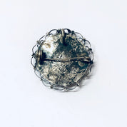 Vintage Brooch, Silver Brooch, Vintage Pendant, Silver Pendant, Pendant Necklace, Round Pendant, Unique Jewelry, Vintage jewelry, 925 brooch