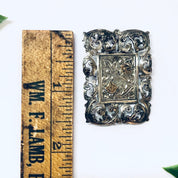 Vintage Brooch, Silver Brooch, Unique Brooch, Vintage Pin, Vintage Jewelry, Filagree Jewelry, Gold Accent, Gold Detail, Leaf Design, 925 Pin