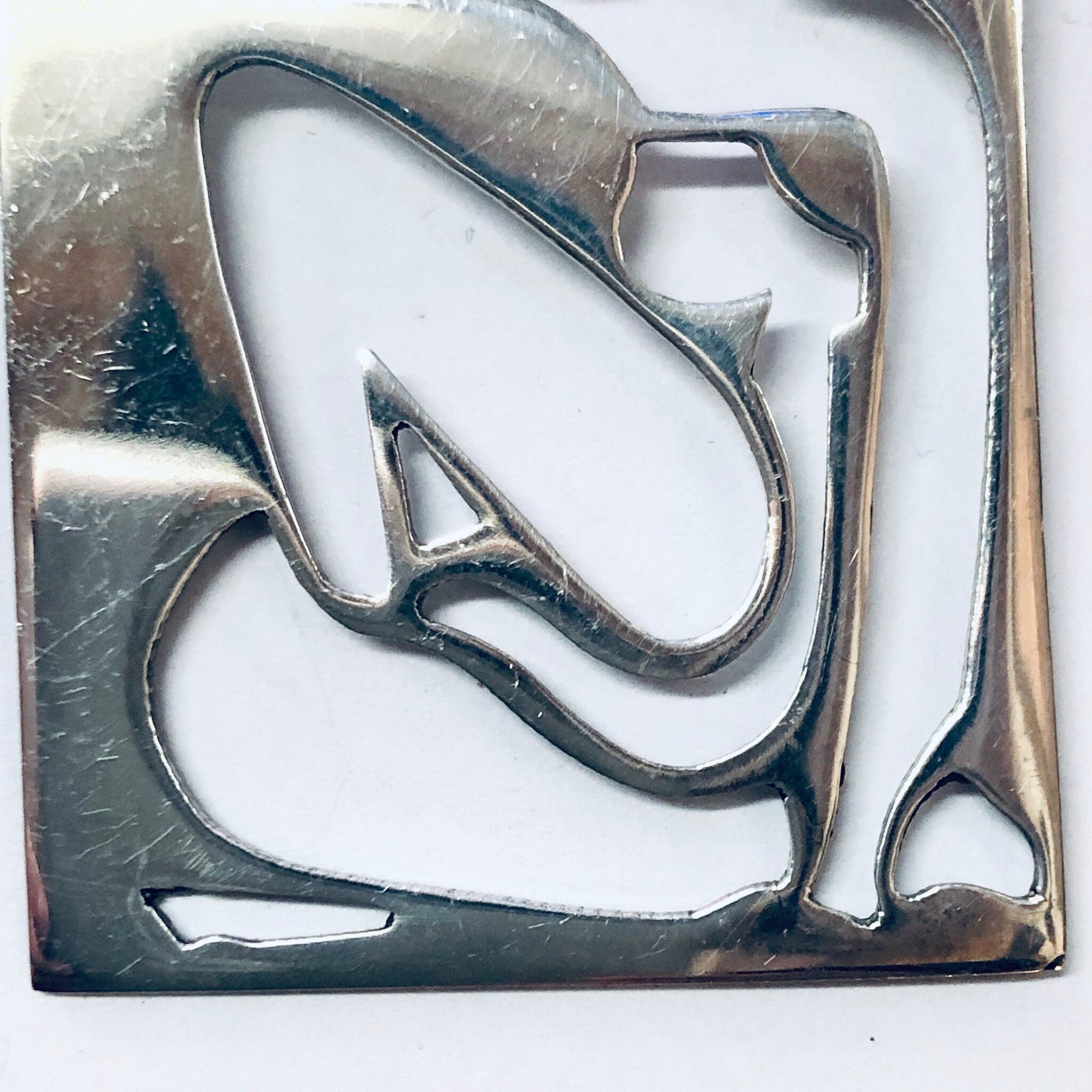 Vintage Pin, Vintage Brooch, Abstract Jewelry, Womans Body Pin, Abstract Lady Pin, Modernist Brooch, Unique Jewelry, 925 Brooch, Cut Out