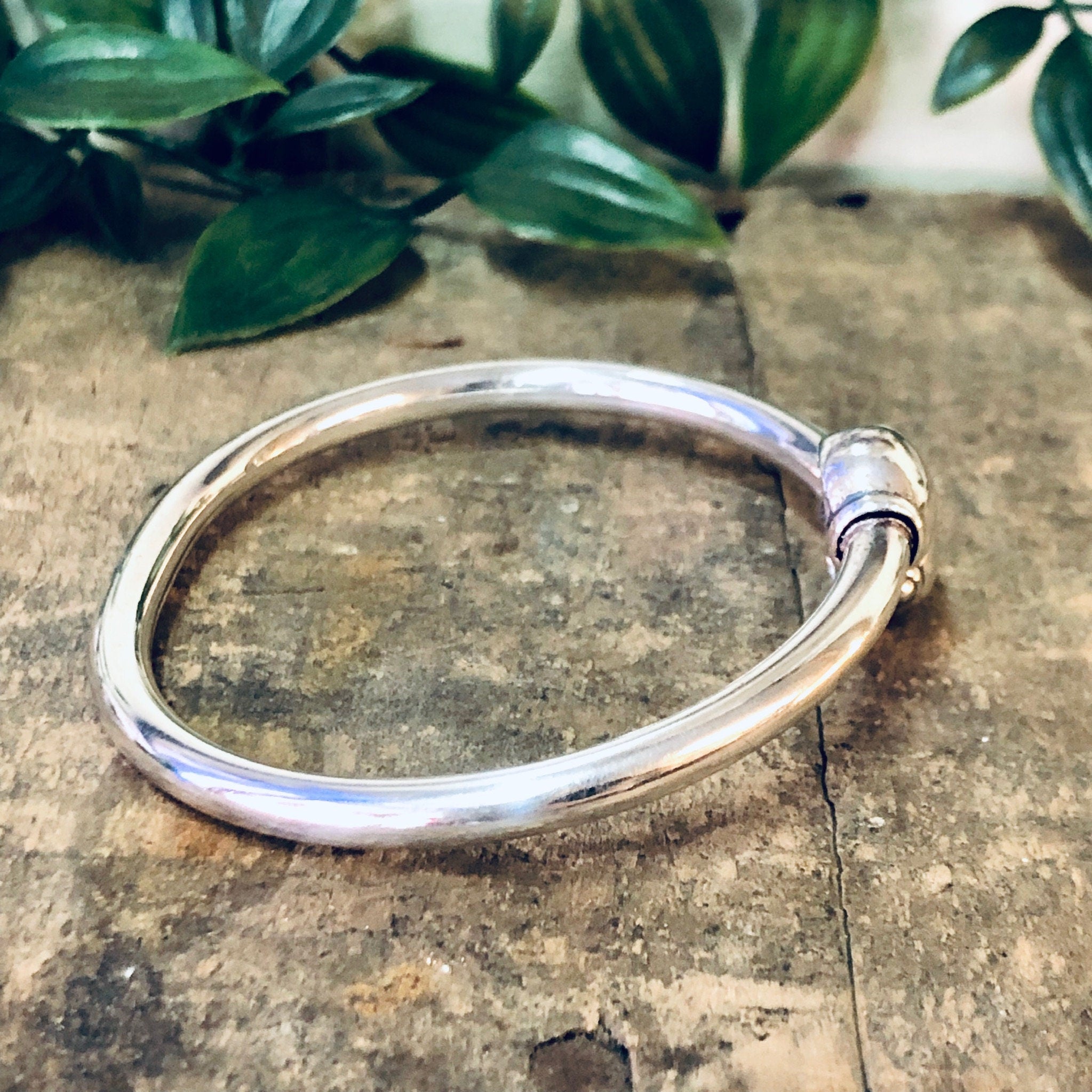 Vintage Bracelet, Silver Bracelet, Bangle Bracelet, Unique Jewelry, Wrap Bracelet, Cuff Bracelet, Twist Bangle, Simple Jewelry, 925 Bracelet