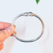 Vintage Bracelet, Silver Bracelet, Bangle Bracelet, Unique Jewelry, Wrap Bracelet, Cuff Bracelet, Twist Bangle, Simple Jewelry, 925 Bracelet