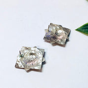Silver Earrings, Vintage Earrings, Geometric Jewelry, Polansky Earrings, Statement Jewelry, Vintage Jewelry, Textured Silver, 925 Earrings