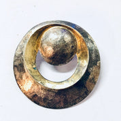 Vintage Earrings, Silver Earrings, Round Earrings, Statement Jewelry, Vintage Jewelry, Pierced Ears, Unique Jewelry, Circle Earrings, 925