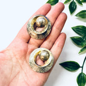 Vintage Earrings, Silver Earrings, Round Earrings, Statement Jewelry, Vintage Jewelry, Pierced Ears, Unique Jewelry, Circle Earrings, 925